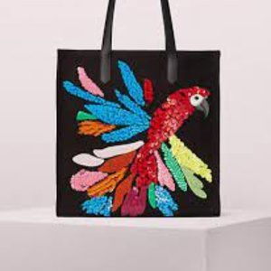 Kate Spade Parrot Sequinced Tote Bag